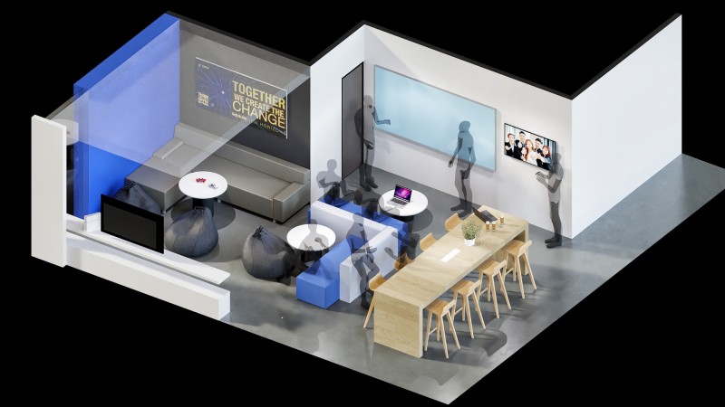 Co-working area design