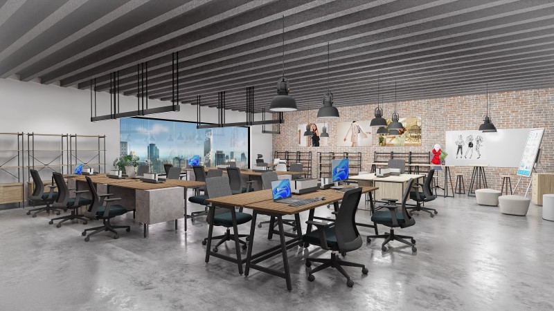 8. Industrial Loft - Concept Rendering